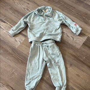 H&M Soft Blue Zip-Up Hoodie